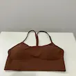 نیم‌تنه ورزشی زنانه بدون بر مدل Vital Fit W قهوه ای رو به رو