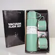 فلاسک و فنجان Vacuum Flask Set سبزآبی