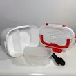 ظرف غذای برقی مدل YS-001 قرمز درب باز