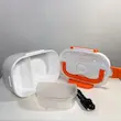 ظرف غذای برقی مدل YS-001 نارنجی درب باز