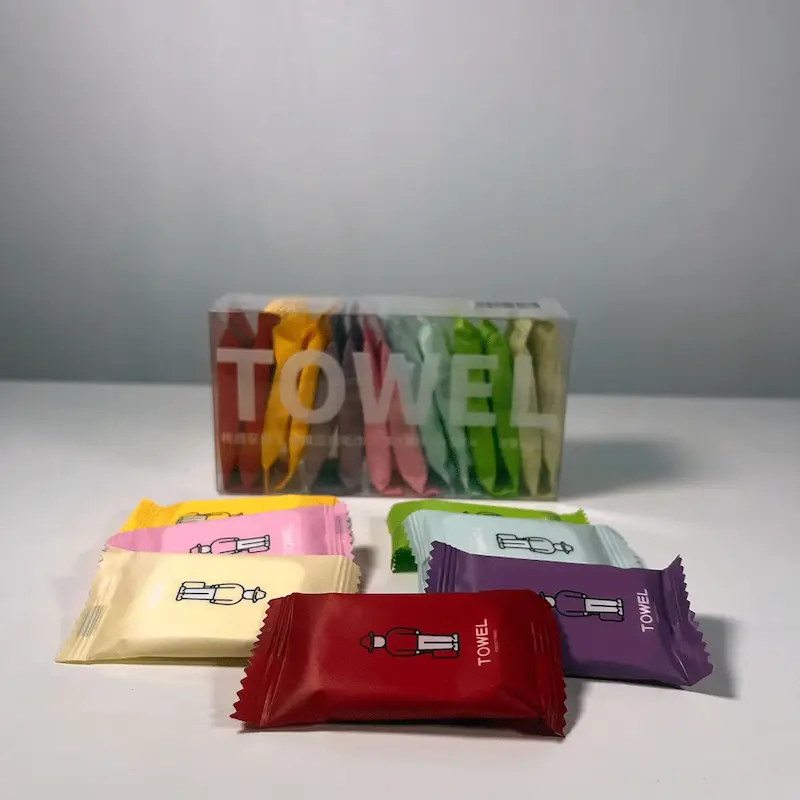 حوله یا دستمال‌های فشرده مسافرتی  بسته 14عددی(Portable Compression Towel)