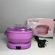 دستگاه موم‌گرم‌کن سیلیکونی Wax Warmer بنفش با جعبه