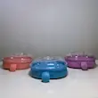 دستگاه موم‌گرم‌کن سیلیکونی Wax Warmer سه رنگ بنفش آبی و صورتی