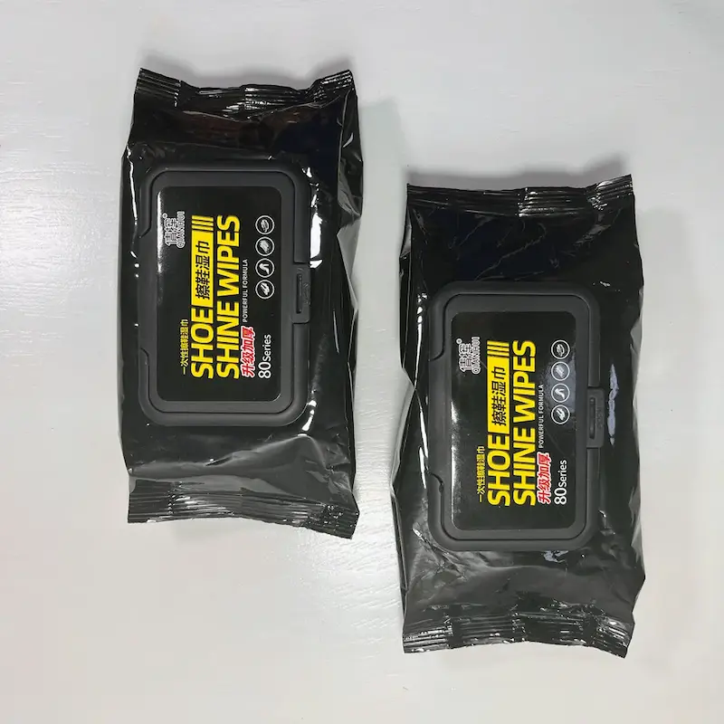 دستمال مرطوب کفش مدل wipes بسته 80 عددی