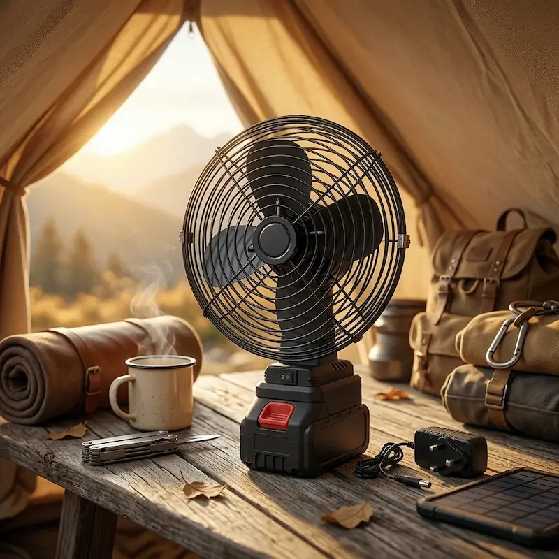 پنکه شارژی پره فلزی (Lithium Electric Fan)