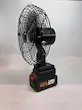 پنکه شارژی پره فلزی (Lithium Electric Fan) از نمای جانبی
