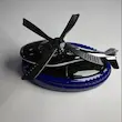 خوشبو کننده و بوگیر خودرو سولار مدل هلیکوپتری solar F-41 آبی کاربنی