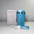تراول ماگ استیل دوجداره کافی (Coffee) بنددار با جعبه