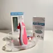 سوهان شارژی ناخن کودک Baby Nail Trimmer با ۶ سری و قاب نگهدارنده صورتی 