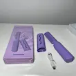 شانه حرارتی همراه (Mobile Heat Comb) بنفش جعبه و شارژر نمای بالایی