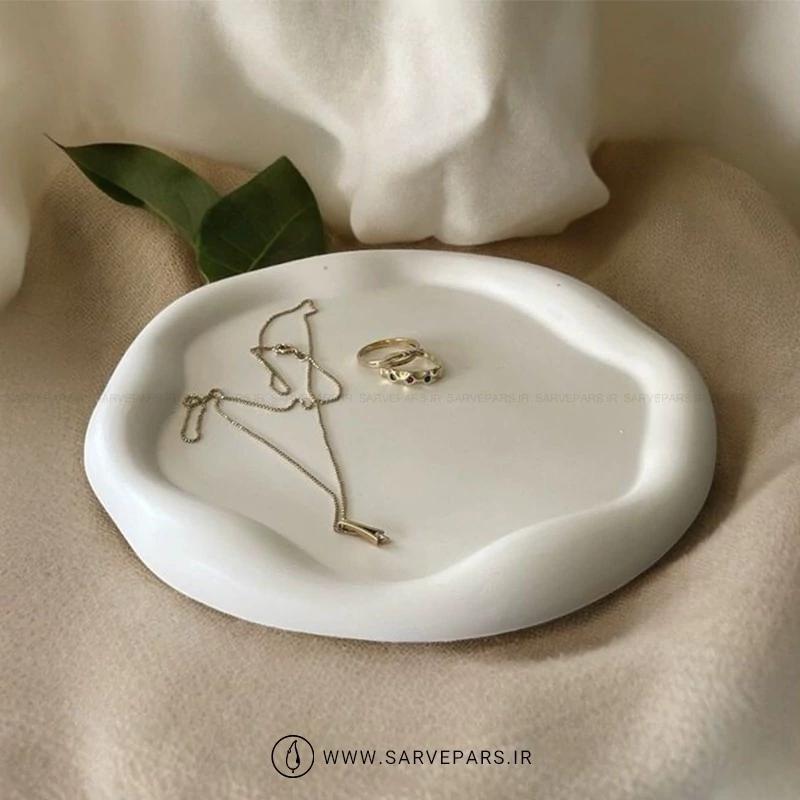 سینی بتنی دایره دفرمه