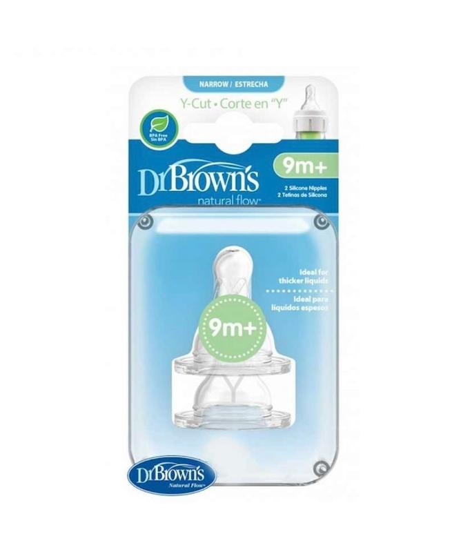 سرشیشه سیلیکونی باریک +9ماه Y-cut دکتر براون Dr Browns