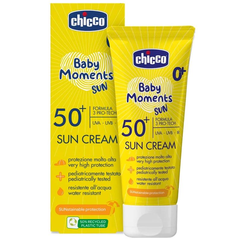 کرم ضد افتاب +0 ماه spf50 75 میل چیکو