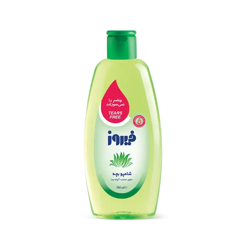 شامپو بچه فیروز حاوی عصاره آلوئه‌ورا 300 میلی‌لیتر