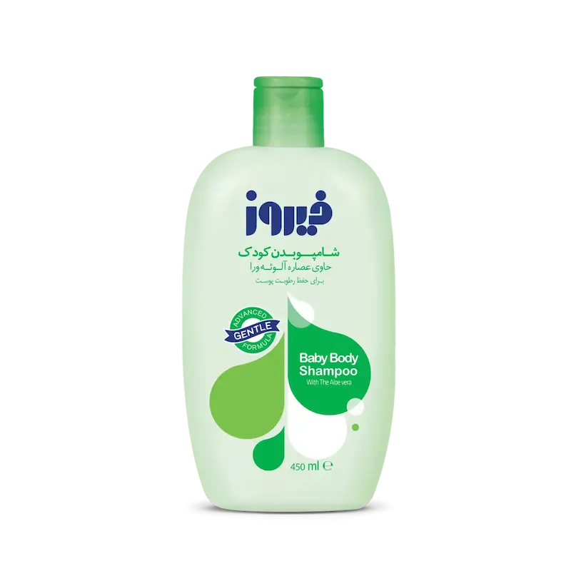 شامپو بدن کودک فیروز حاوی عصاره آلوئه‌ورا 450 میلی‌لیتر