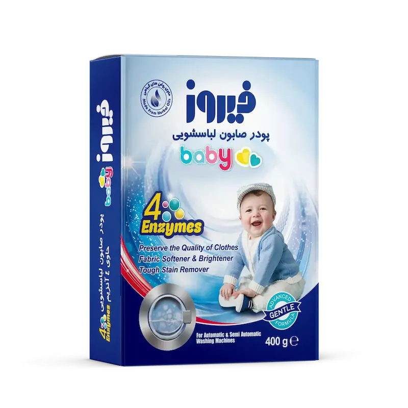 پودر صابون لباسشویی ۴ آنزیم فیروز