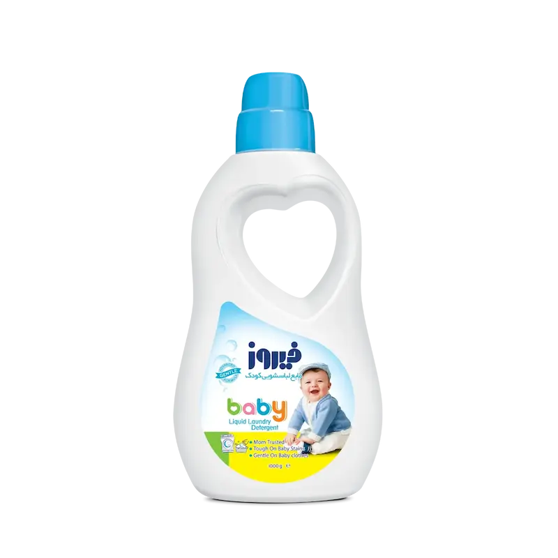 مایع لباسشویی آبی 1000 گرمی فیروز