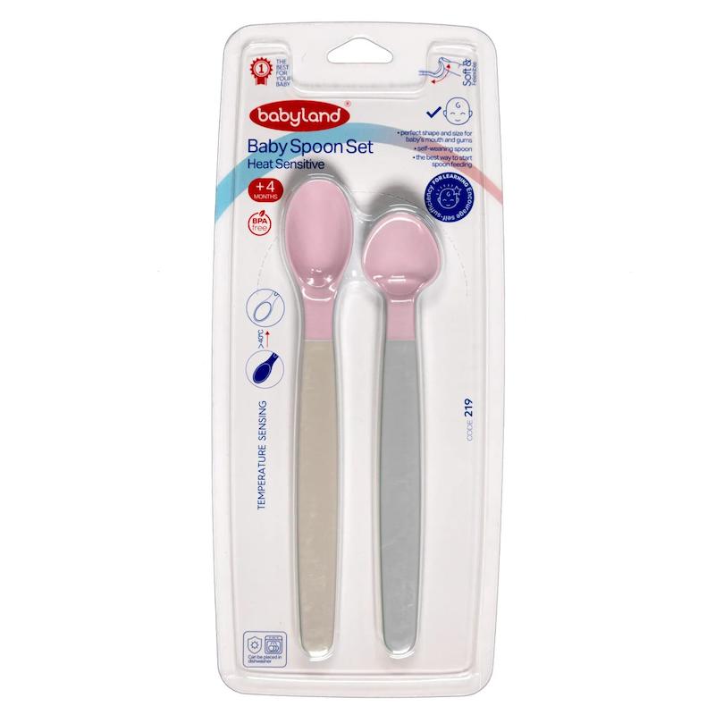 ست قاشق غذاخوری حرارتی کودک بی بی لند