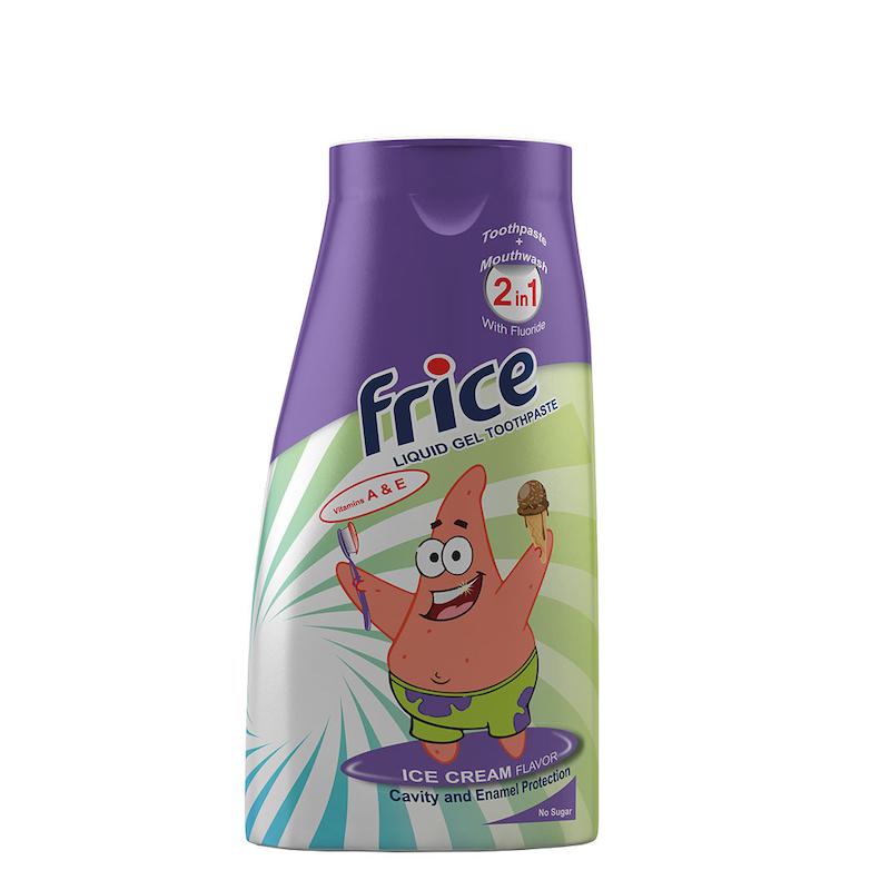 خمیردندان ژل مایع کودک فریس با طعم بستنی وزن 100 گرم