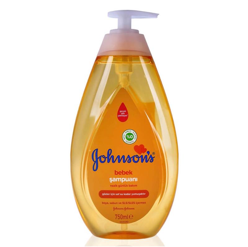 شامپو بچه جانسون زرد حجم ۷۵۰ میل Johnsons