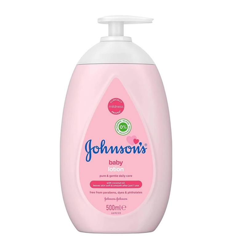 لوسیون بدن نوزاد 500 میل با روغن نارگیل جانسون Johnson’s