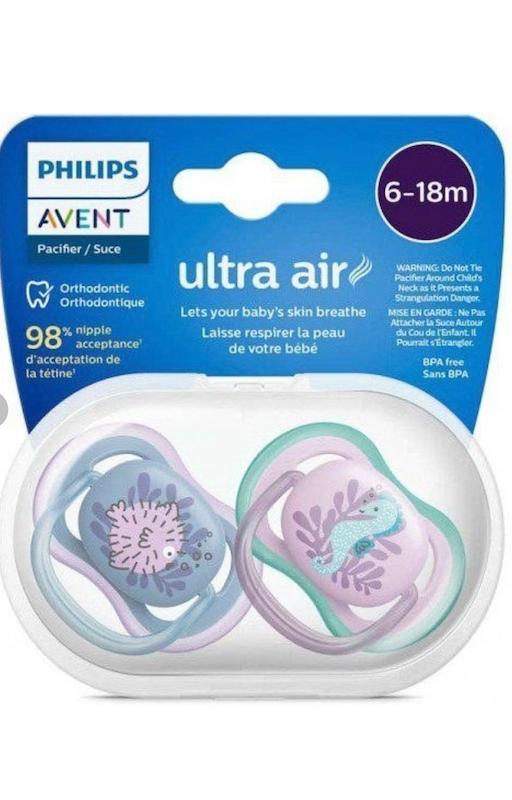 پستانک ارتودنسی اونت مدل UltraAir بسته ۲ عددی مناسب ۶ تا ۱۸ ماه