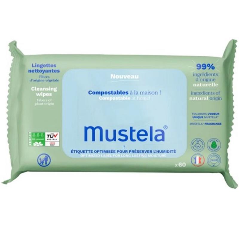 دستمال مرطوب موستلا 60 عددی mustela
