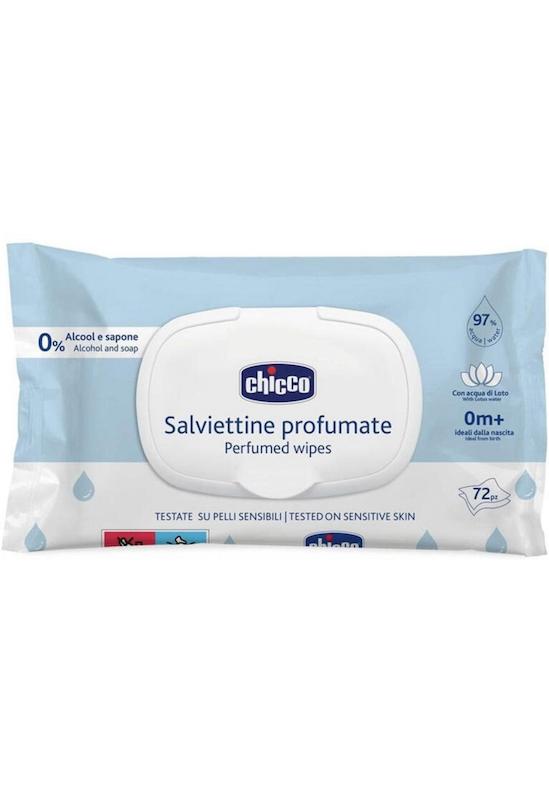 دستمال چیکو 97درصد آب 72عددی chicco
