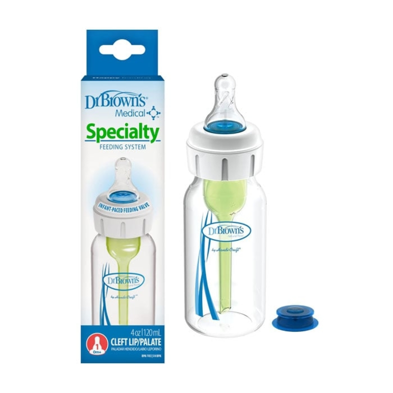 شیشه شیر دکتر براون 120 میل medical شکاف کام SB417-INTL-MED