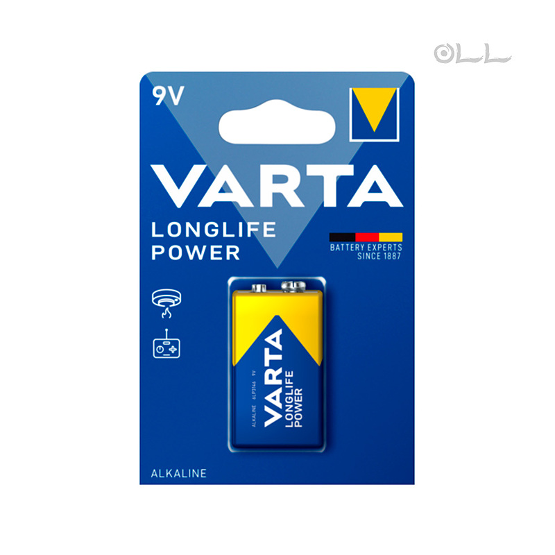 باتری کتابی وارتا مدل  Varta Longlife Power 9V