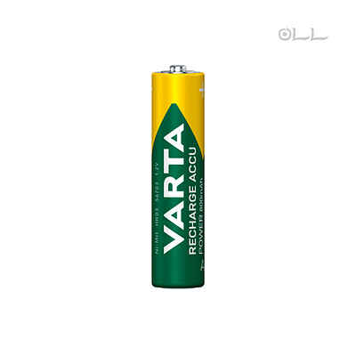 باتری نیم قلمی قابل شارژ وارتا مدل Varta Recharge Accu Power AAA 800mAh