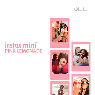 فیلم دوربین Instax Mini Pink Lemonade فوجی فیلم