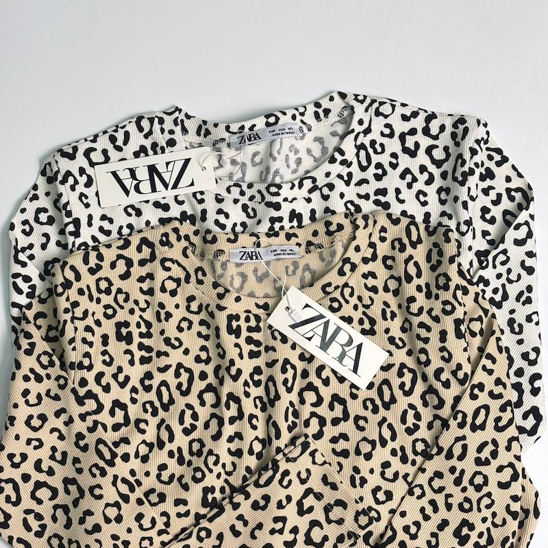 بلوز یقه گرد پلنگی کد: 4006