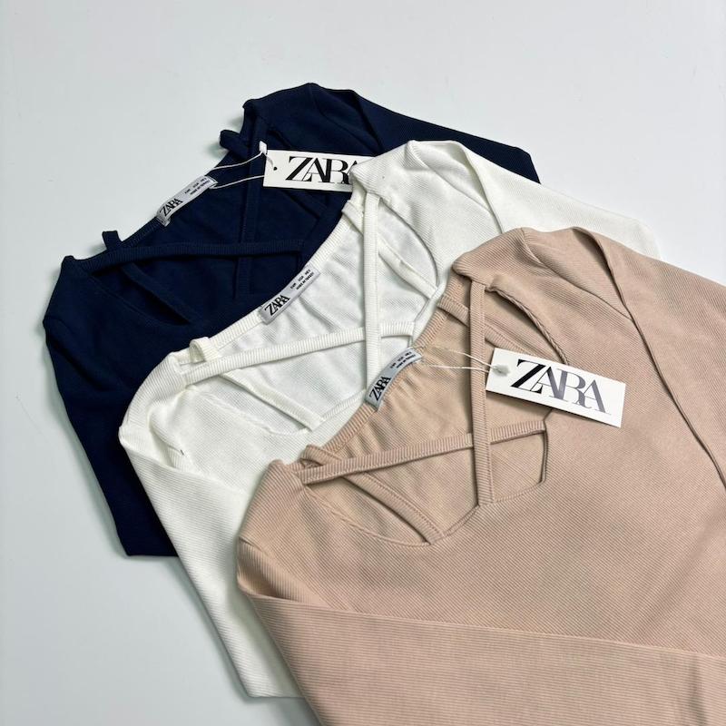 بلوز یقه ضربدری کد: 4002