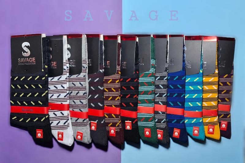 جوراب ساق بلند مردانه طرح گندم