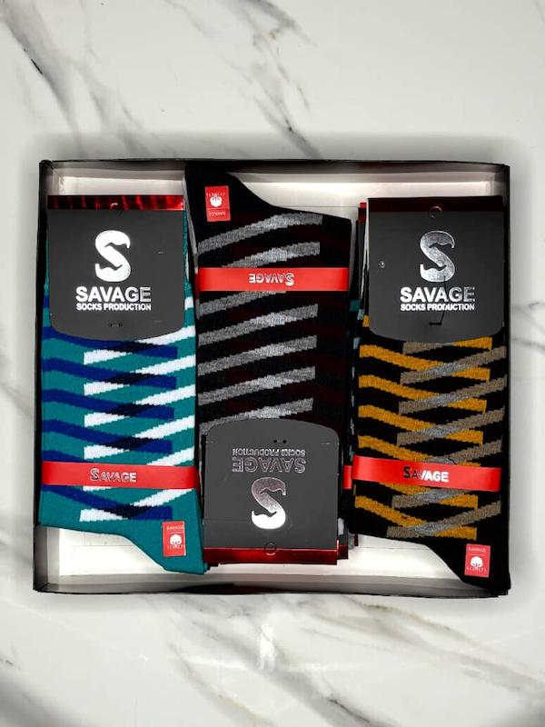 جوراب ساق بلند مردانه طرح لوکاس