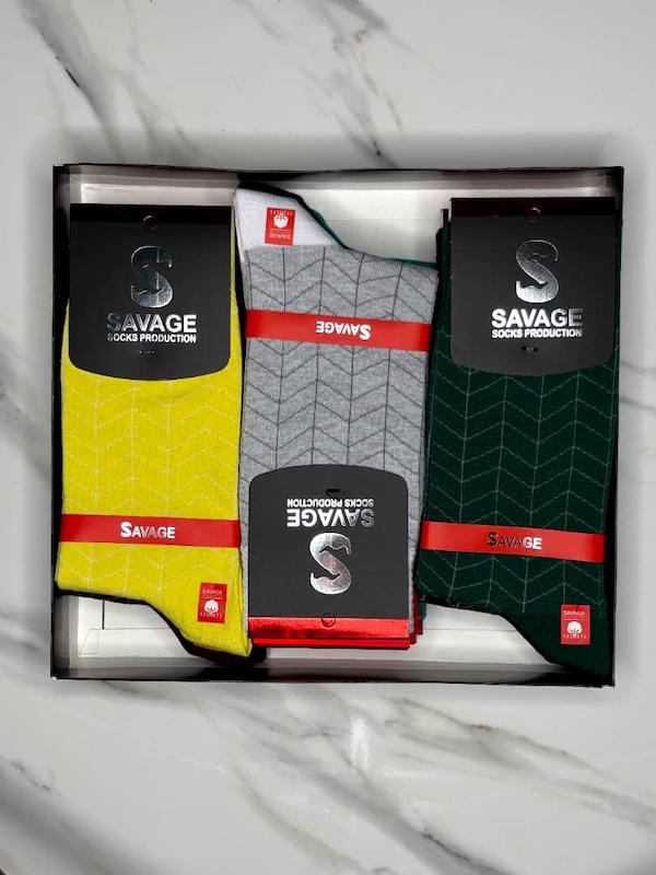 جوراب ساق بلند مردانه طرح ژینوس