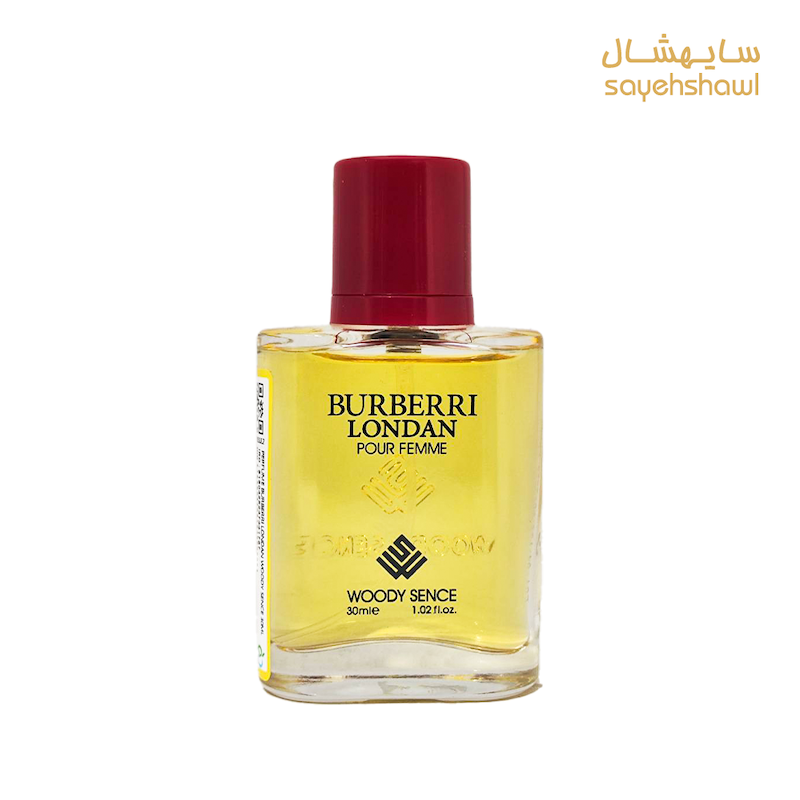 عطر جیبی زنانه وودي سنس  مدل باربری لندن BURBERRI LONDAN