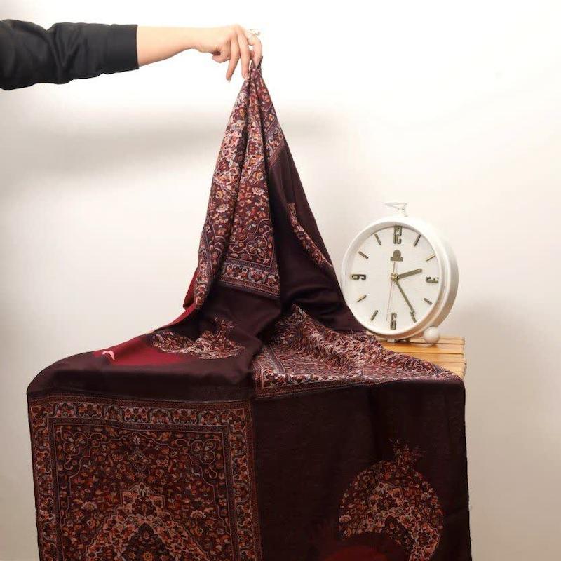 شال موهرمخمل یلدایی کد2622
