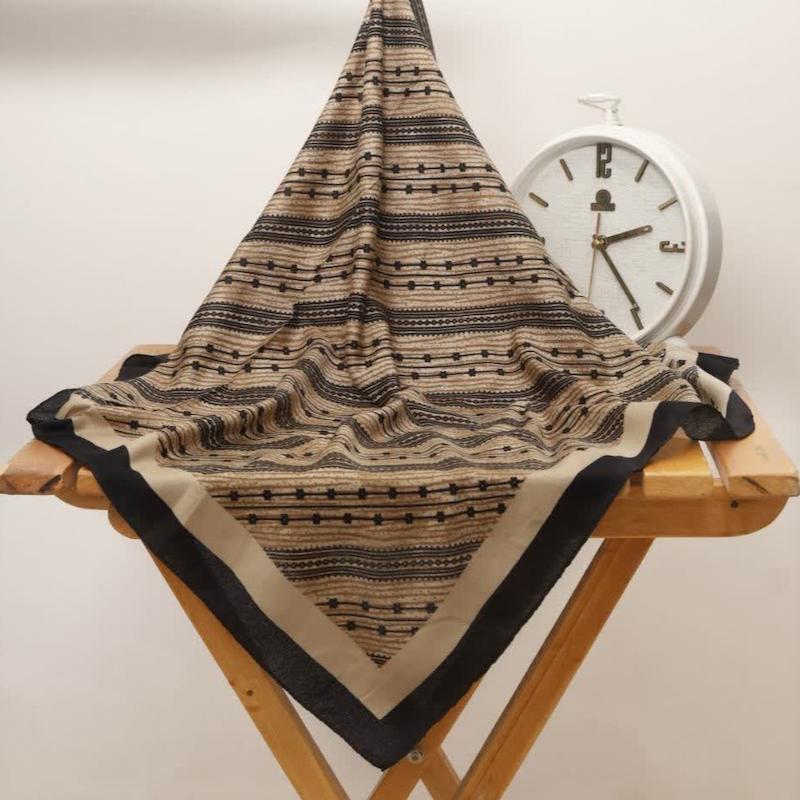 روسری نخی قواره 100 کد 1663