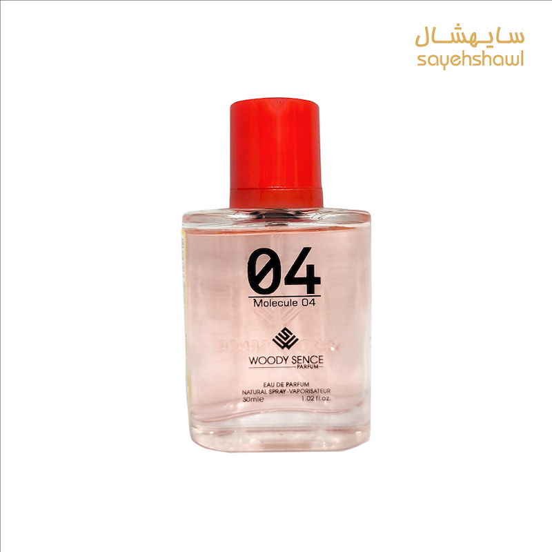 عطرجیبی مردانه وودی سنس مدل 04 Pour Homme رایحه مولکول 04