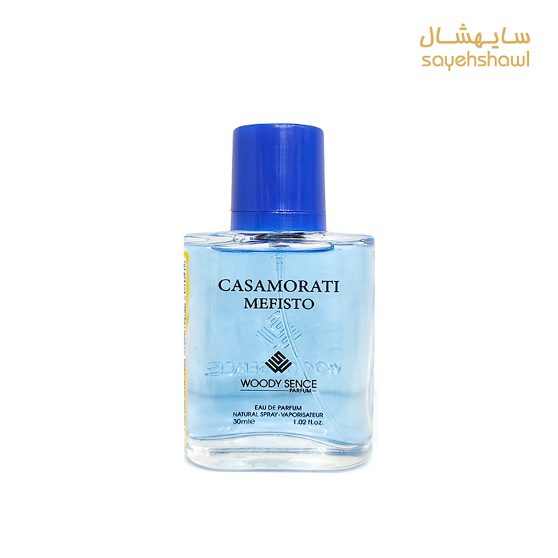 عطر جیبی مردانه وودی سنس مدل کازاموراتی مفیستو Casamorati Mefisto