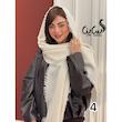 شال بوکله ساده دورریش  کد 3595