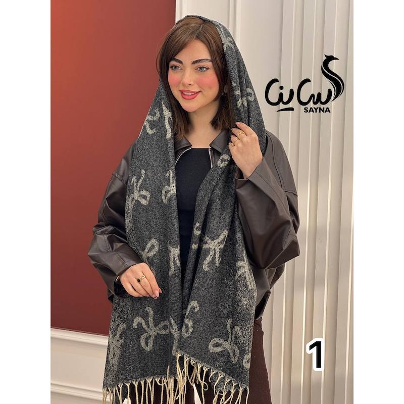 شال موهر ریشه فیتیله ای کد 3571