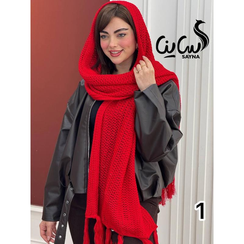 شال بافت ریشه کوبایی کد 3822