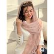 شال ساده نخی چروک بهاره دوریش کد 3895