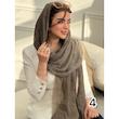 شال ساده نخی چروک بهاره دوریش کد 3895