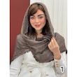 شال نخی کنفی کبریتی دور ریش  کد 3871