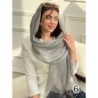 شال مجلسی ابریشم نخ زاپ دار کد 3866