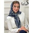 روسری نخی گلدار کد 3811